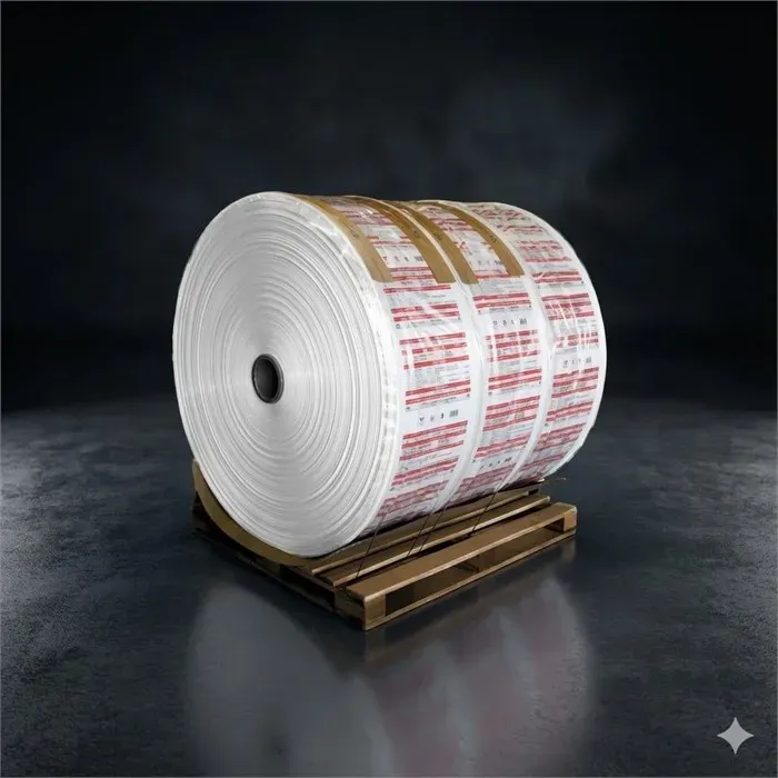 Rollo tubular de polietileno impreso