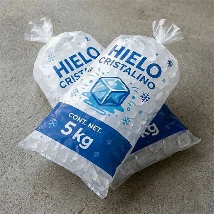 Bolsas de hielo de 5 kg impresas