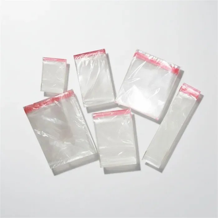 Bolsas de celofán con solapa adhesiva