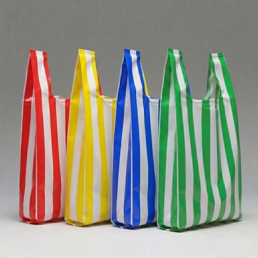 Bolsas camiseta de colores