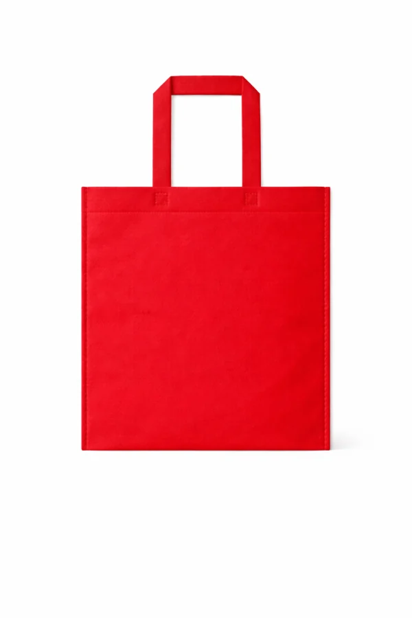 Bolsa non woven color rojo