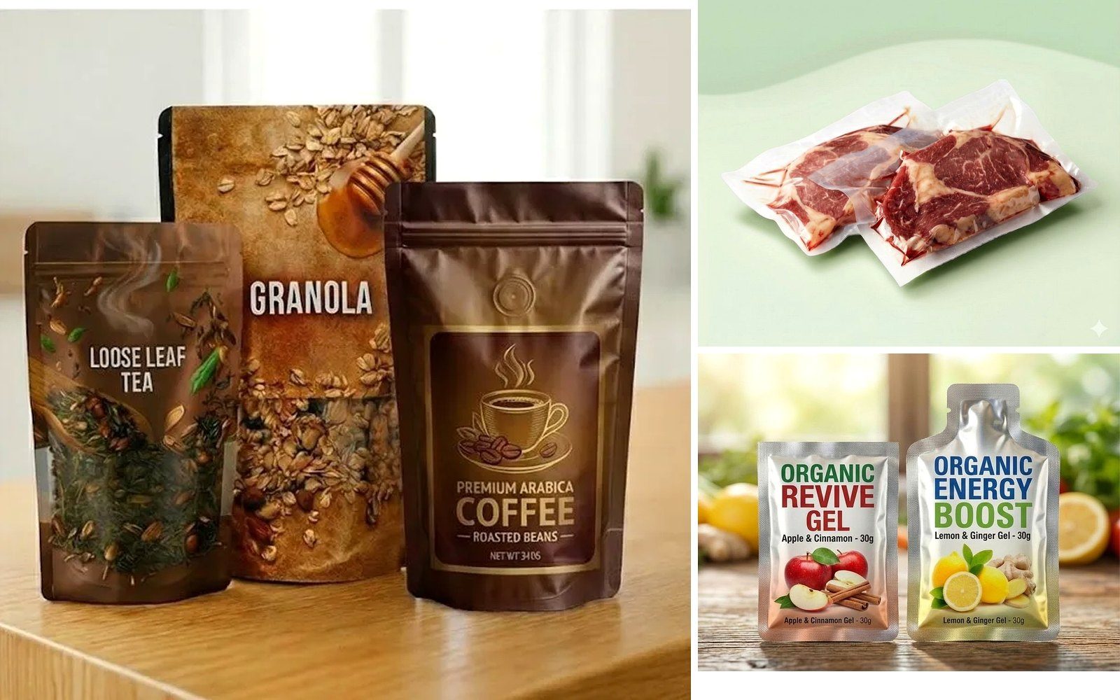 Bolsas laminadas stand up pouch impresas