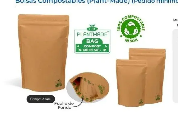 Bolsas compostables (Plant-Made)