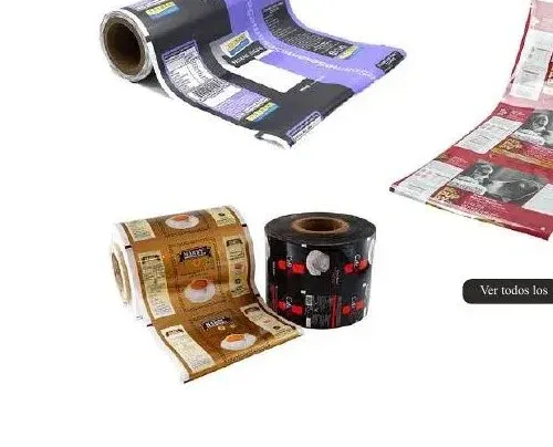 Rollos impresos con impresión digital