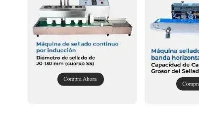 Máquina selladora de banda horizontal