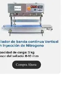 Máquina de sellado continuo por inducción
